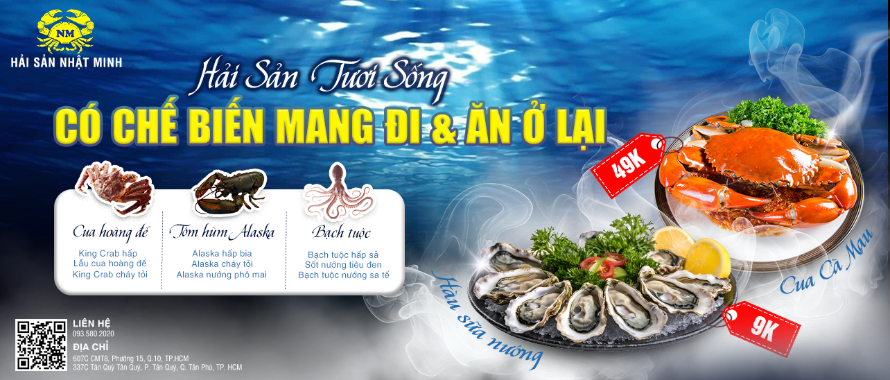 HẢI SẢN NHẬT MINH - CUNG CẤP SỈ & LẺ HẢI SẢN TƯƠI SỐNG